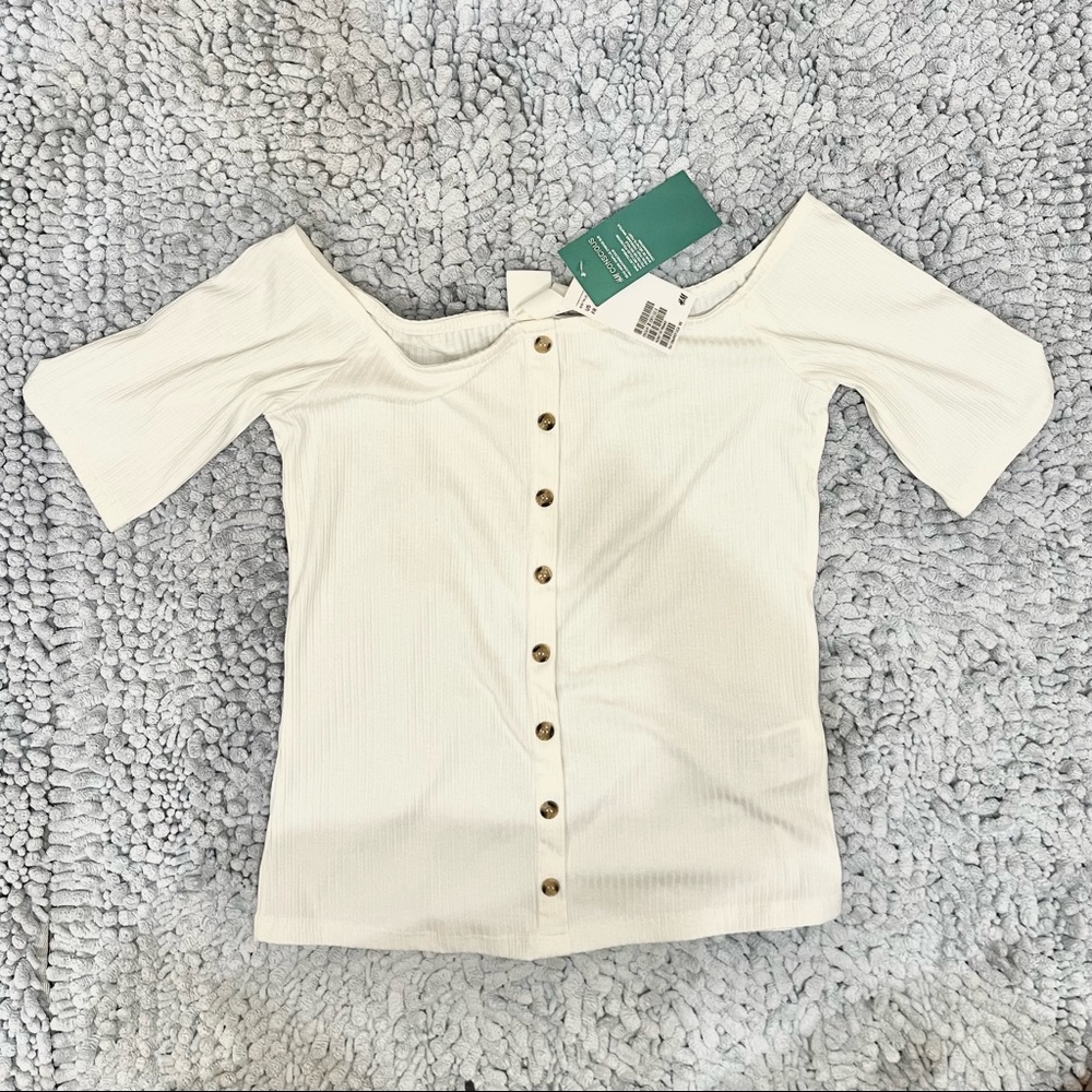 White button down shirt